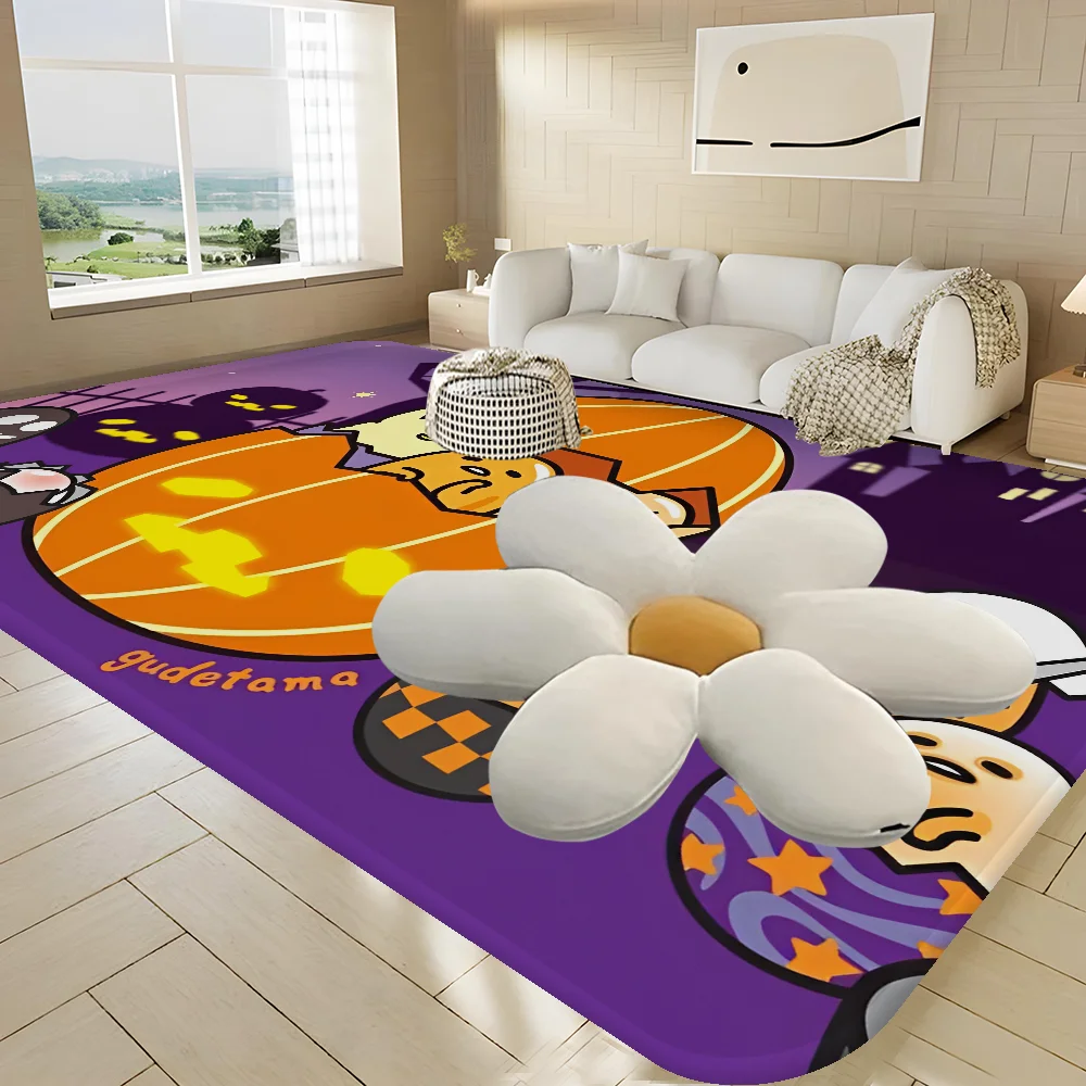 Cartoon Halloween G-Gudetama Cute Room Mats Anti-slip Absorb Water Long Strip Cushion Bedroon Mat Welcome Doormat