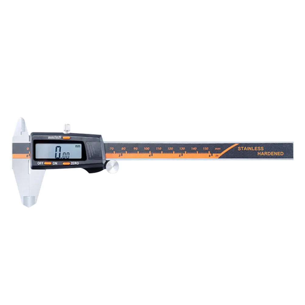 0-150Mm Hardened Stainless Steel Digital Caliper with LCD Screen Locking Thumb Screw for Precision Measuring