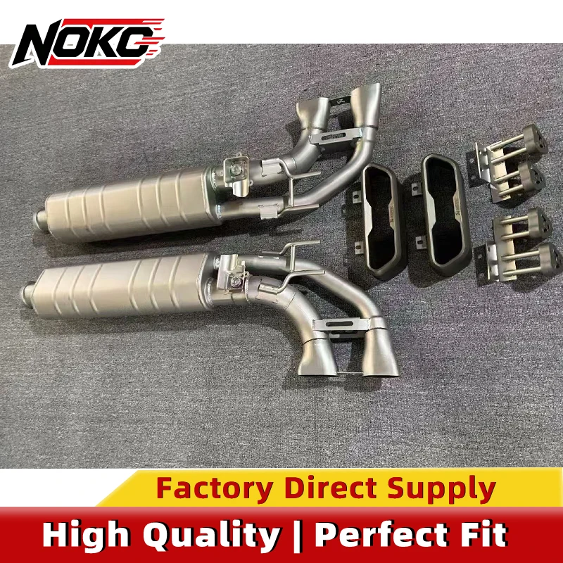 Premium Titanium Steel Ak Style Exhaust Muffler Pipe Fit Mercedes G-Class W464 W465 G500 G63 AK Style Titanium Exhaust System