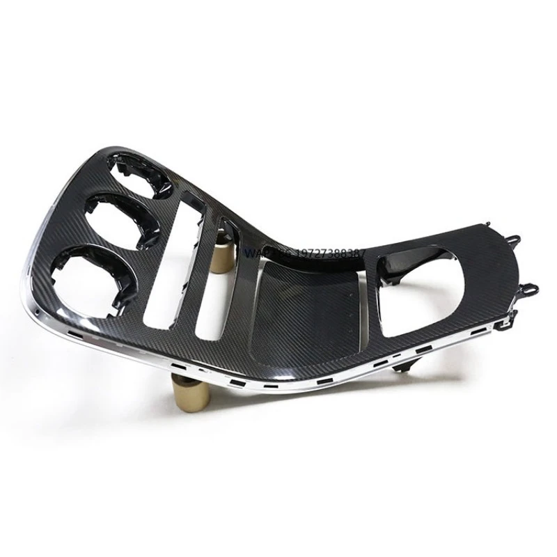 

15-21Yrs Carbon Fiber Style Interior Central Control Panel Dashboard Console Replacement for W205 C-Class GLC Trim