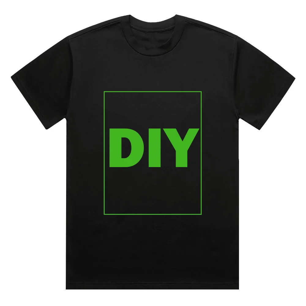 DIY Custom Cotton Tees Women Men Clothing Customized Graphic T Shirt Summer High Quality Soft O-neck Short Sleeve Casual Clothes image 2