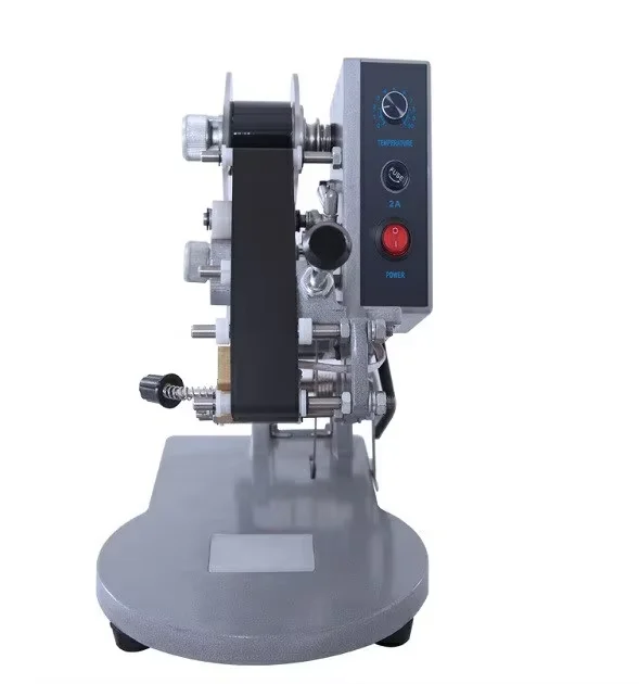 Máquina de impresión en caliente de cinta de color a precio de fábrica, máquina de impresión de fecha, máquina de codificación de presión manual