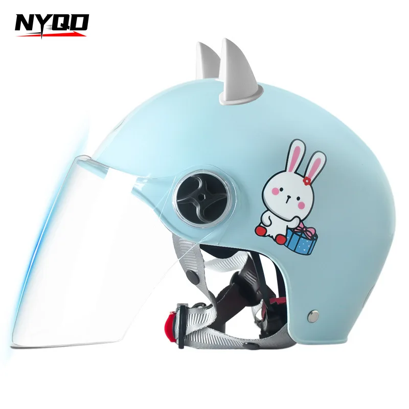 Kids Helmet Within 55cm Motorcycle Helm Summer Boy Girl Scooter Motorbike Child Baby Capacete Crash Lovely Sun Protection