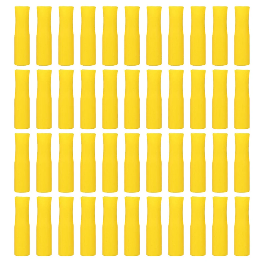 

50pcs Silicone Straw Tip Food Grade Reusable Soft Cover For Metal Drinking Straws Heat Resistant Multicolored Kitchen Bar
