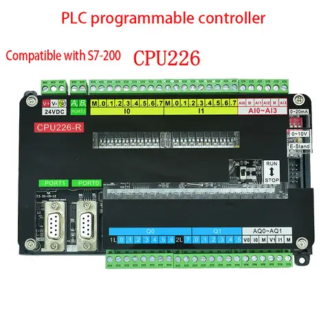 PLC Industrial Control Board S7-200 Domestic CPU226cn Simple Plate Module With Analog 16 In 14 Out DC24V Programmable Controller
