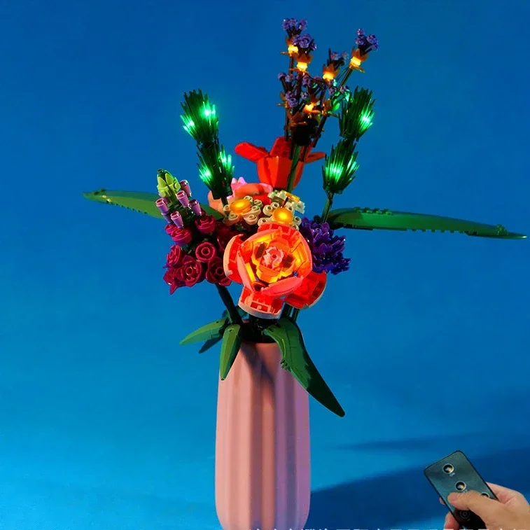 Not Included Model LED Light Kit for Flower Bouquet Create Series 10280 Building Blocks Bricks