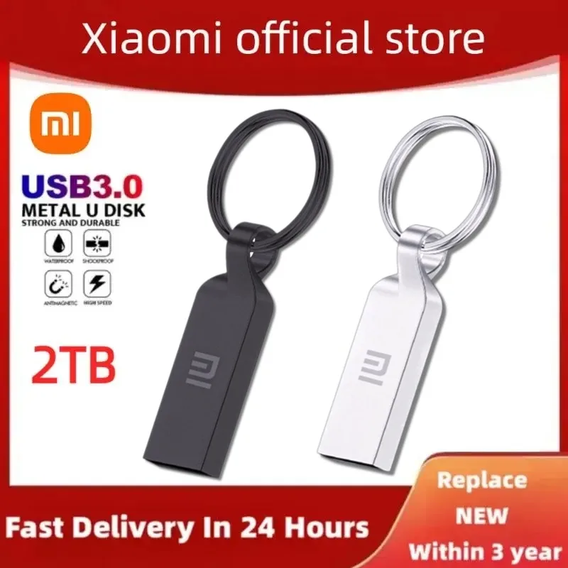 

Xiaomi 2TB USB Flash Drives 512GB High Speed 1TB Pen Drive Business Gift Storage Metal Real Capacity Memory For Laptop Pendrive