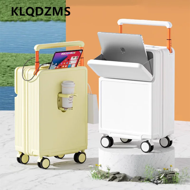 

KLQDZMS Handheld Travel Suitcase 20 Inches Boarding Box 22"24 "PC Trolley Case for Men 26" Password Box Women Rolling Luggage