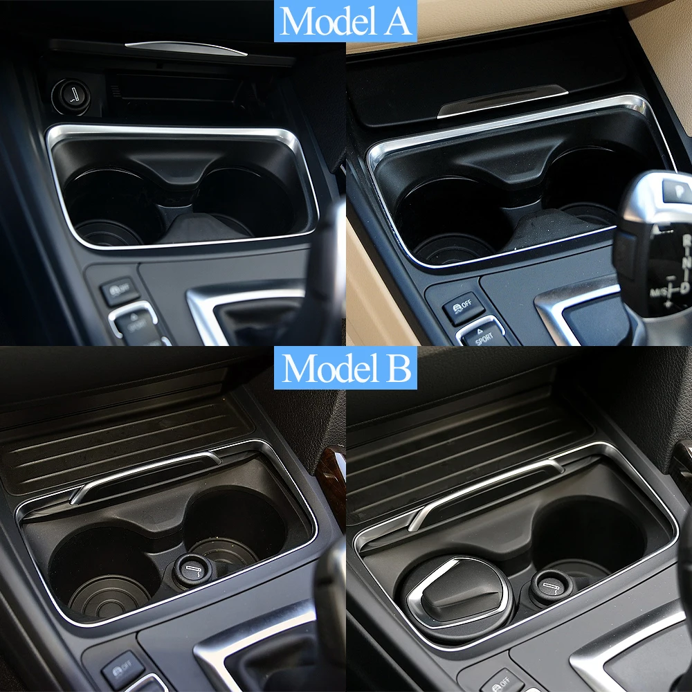 Center Console Drink Water Cup Holder Storage Table Insert Cover For BMW 3 4 Series M3 M4 F30 F31 F34 F35 F80 F32 F33 F36 F82 - Image 6