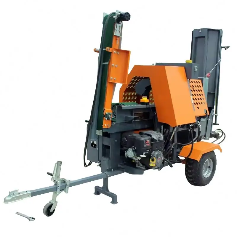 Hydraulic Wood Log Splitter Firewood Processor Machine Wood Chipper Split  30 Ton  Electric Horizontal Log Splitter
