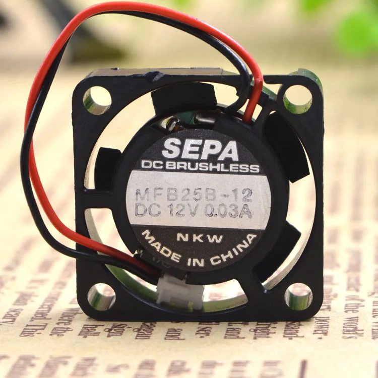 

SEPA MFB25B-12 12V R 0.03A 2.2507 2WIRES COMPUTER COOLING FAN