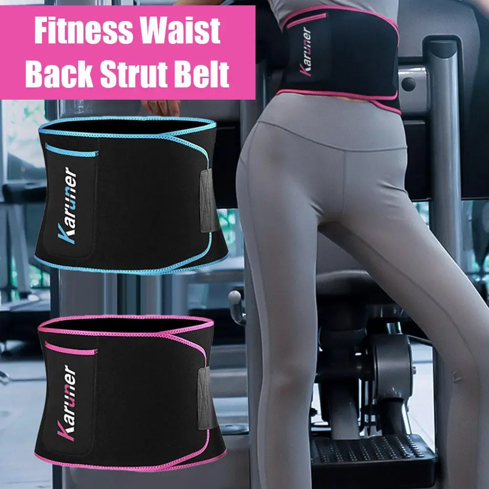 Fitness Waist Back Support Belts Sweat Belt Trainer Musculation Abdominale Protector Trimmer Lumbar joint Sports K3A9