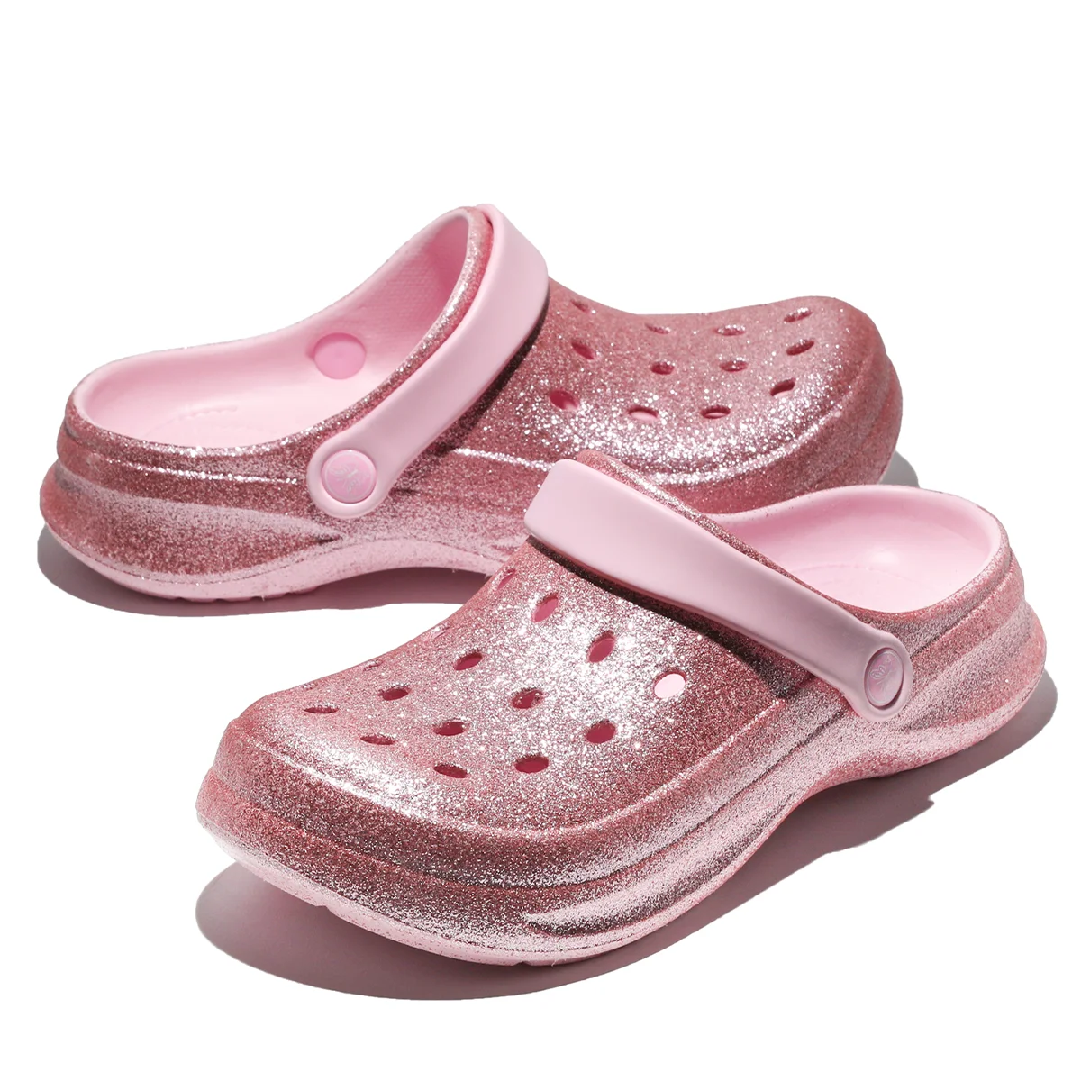Glitter Clog, Lightweight EVA Garden Shoes, Waterproof Slip-Resistant Sandals, Comfortable Slip-On Shoes for Indoor Outdoor 816 image 5
