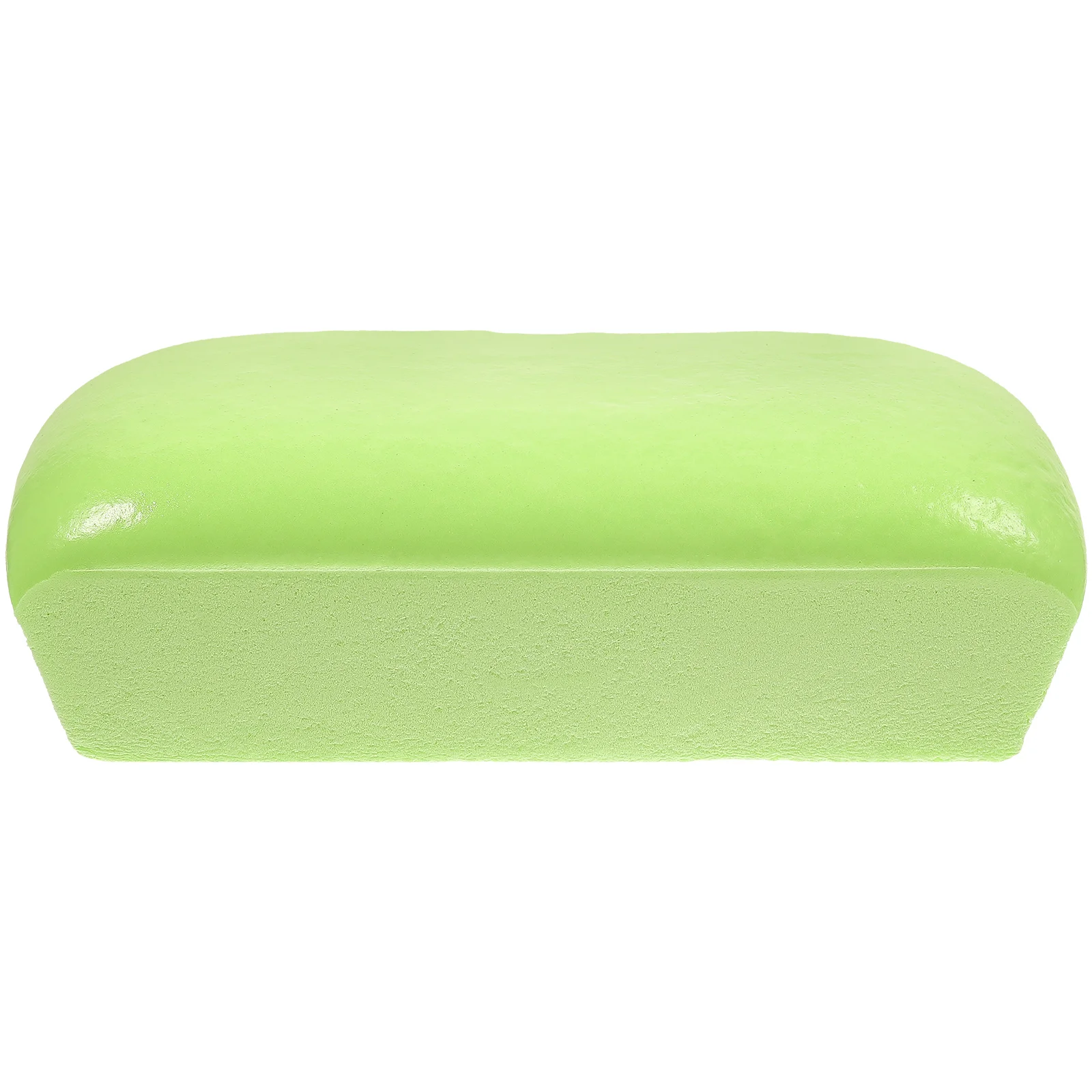 

Simulated Slow Rebound Mousse Cake Artificial Food Green Strip PU Decompression Toy Photo Prop Display Decor Bread