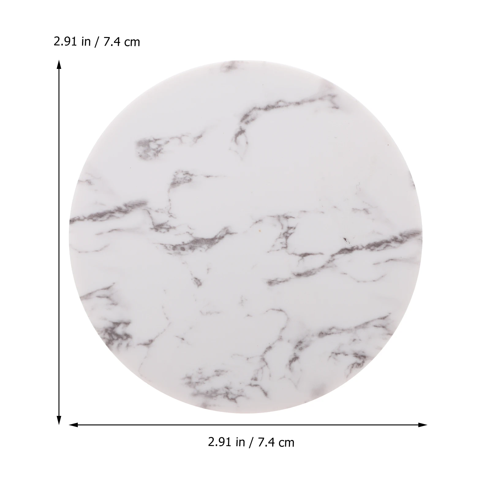 

2Pcs Marble Pattern Pressed Powder Box Compact Cases Double Layer Leak Proof Travel Makeup Container Empty Powder