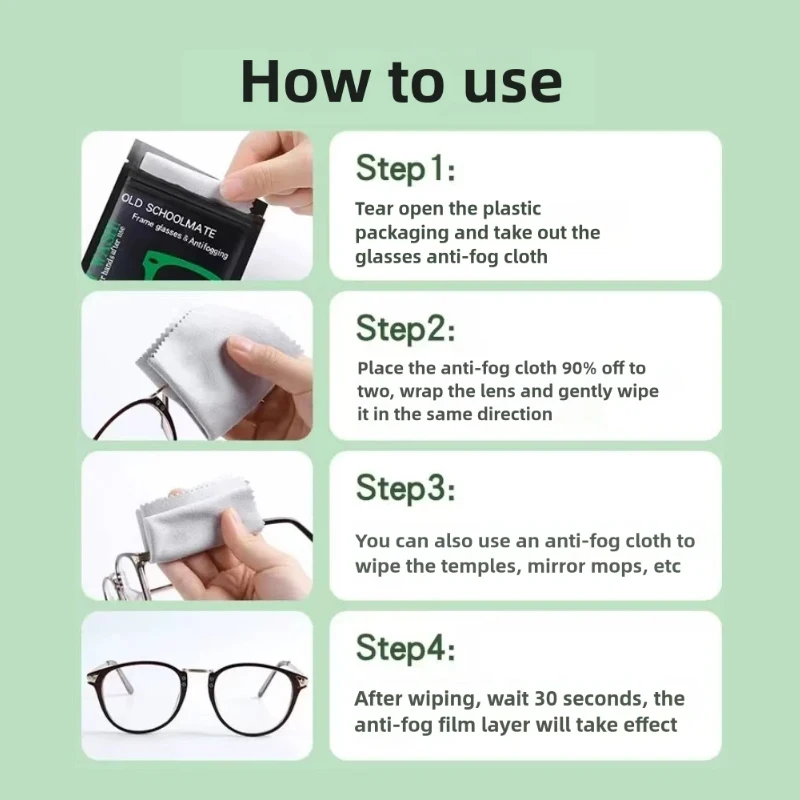 1/10pcs Anti-fog Suede Glasses Cloth Reusable Microfiber Anti-fog Cloth Lens Anti-fog Mobile Phone Camera Lenses Screen Clean view 5