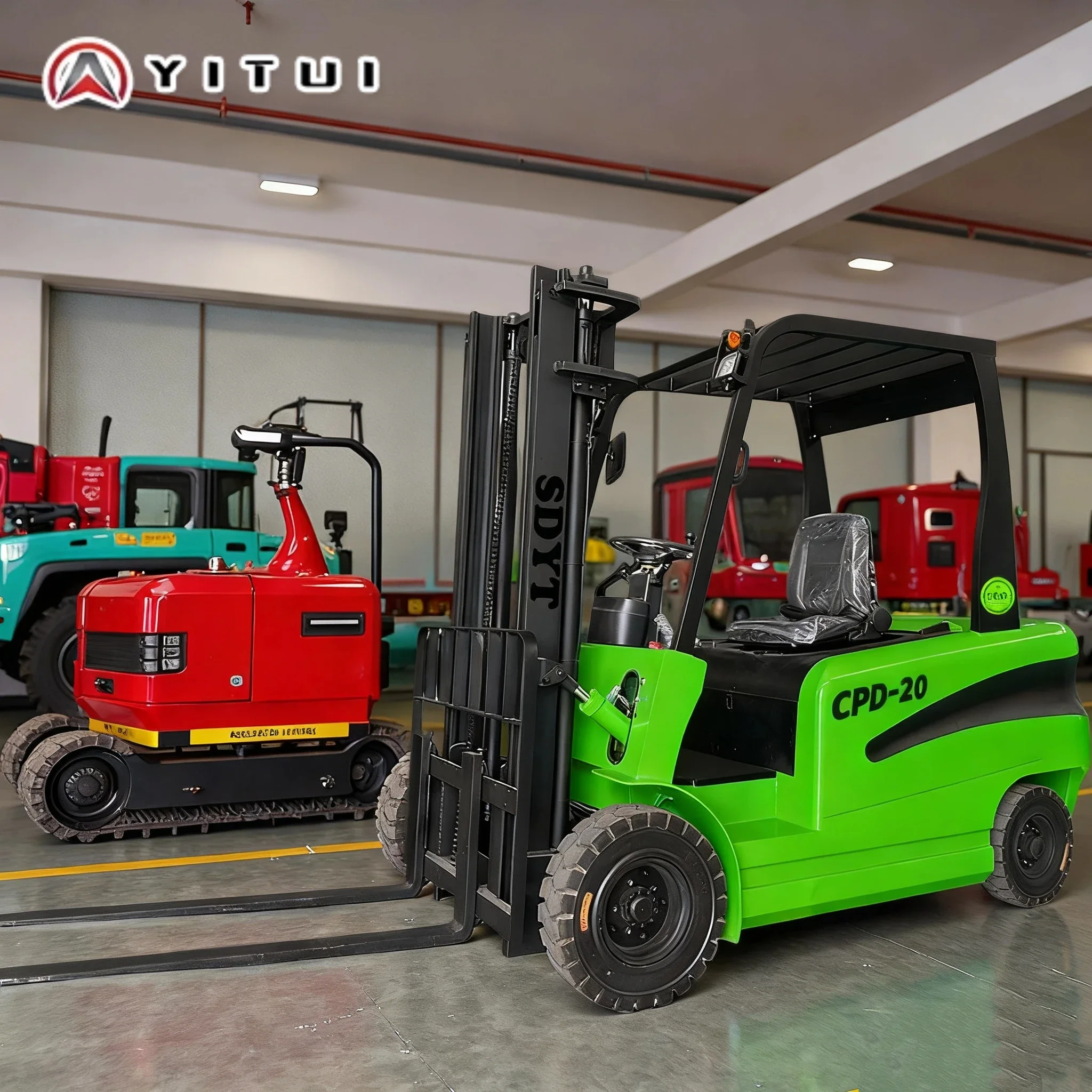 

2000kg High Capacity Customized Electric Forklift Iso Ce 5.5m Lifting For Industrial Logistics Electric Forklift