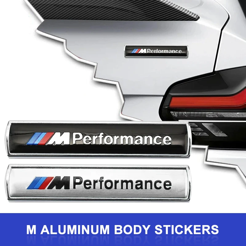 Metal Car Emblem Sticker Emblem Badge Rear Boot Sticker Decals for BMW M Performance E46 E90 E60 F30 F10 E39 E36 F20 E87 E70 X6