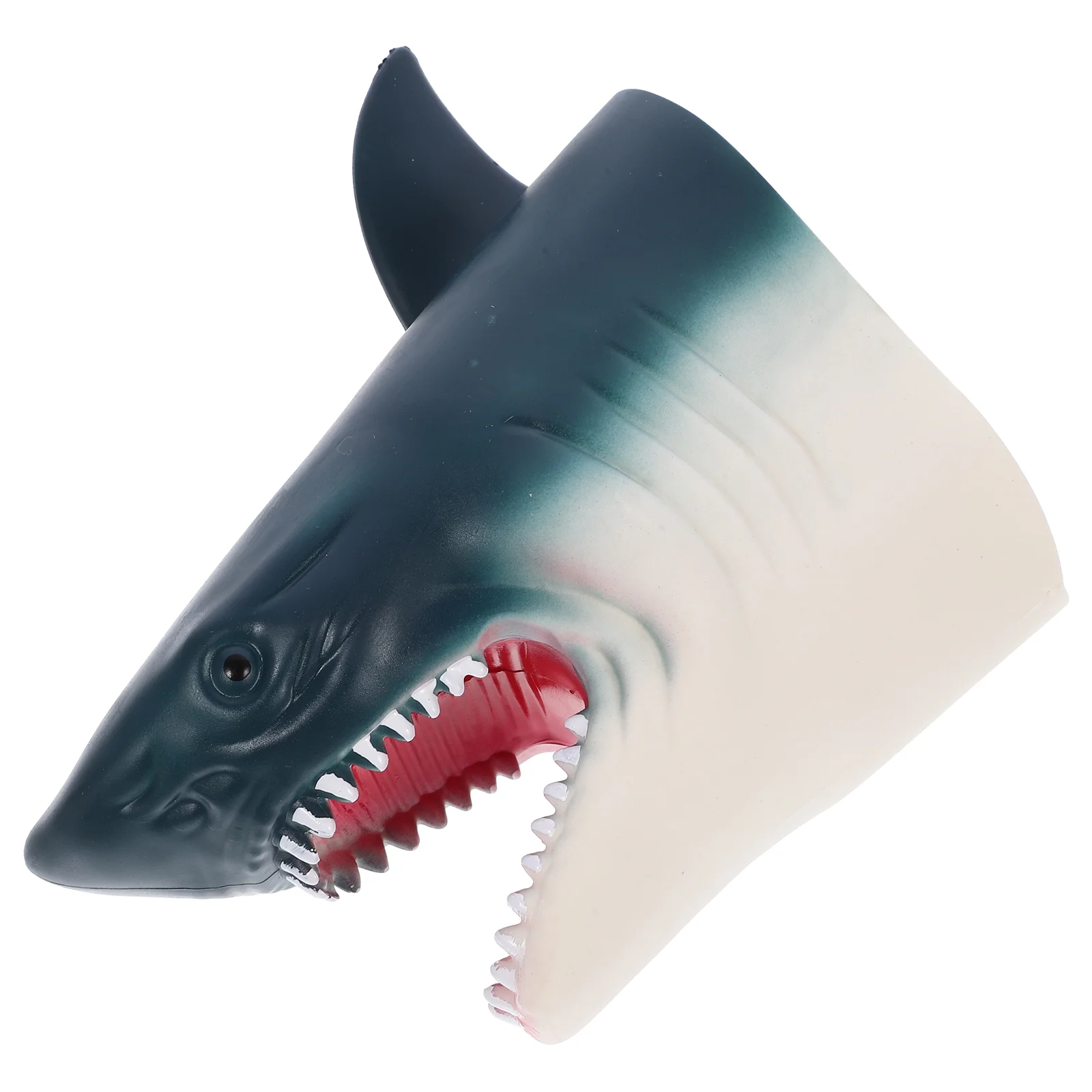 Shark Puppet Toy Interactive Puzzle Rubber Animal Hand Puppets Parent-child Toys