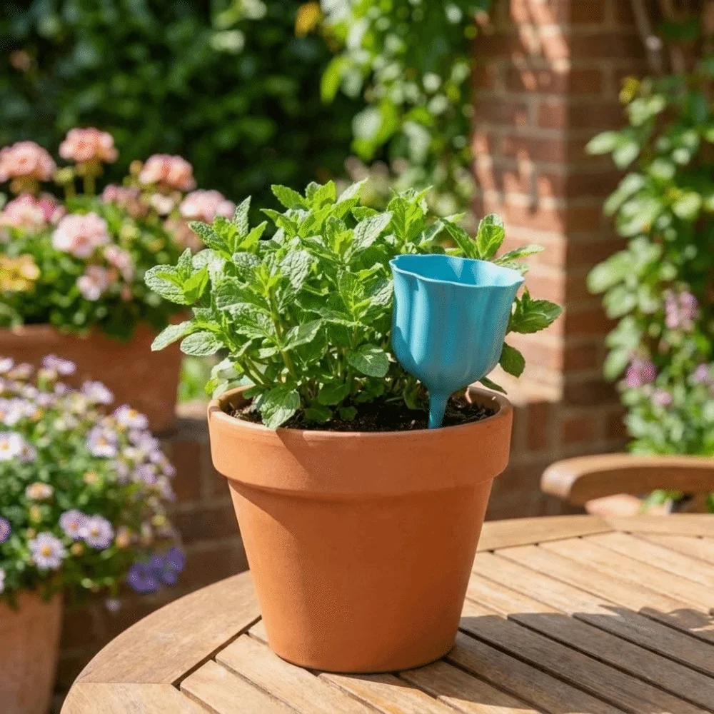 Portable Automatic Drip Irrigation System Plastic Moisturizing Self-Watering Stakes Mini Dripping Device Planter Insert