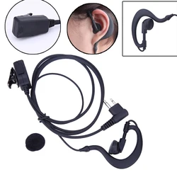 1m PTT Mic Earpiece Headset for Walkie Talkie Air Tube Earpiece Headset Replacement for Motorola CB Radio CP88 CP040 CP100 CP110