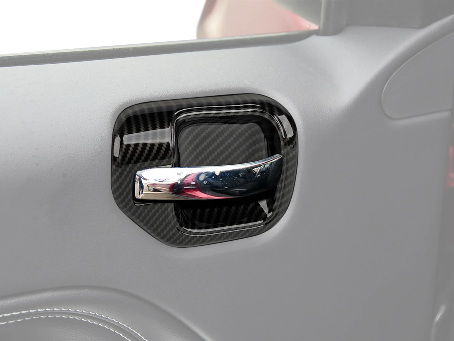 For Jeep Compass 2010-2016 Car Inner Door Handle Bowl Cover Stickers Interior Decoration Auto Accessories view 5