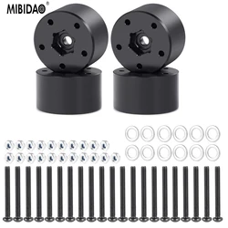 MIBIDAO ruota in lega di alluminio mozzo esagonale adattatore allargato per 1/18 TRX4M K10 1/10 Clod Buster 4 × 4 pneumatici RC accessori per l'aggiornamento dell'auto