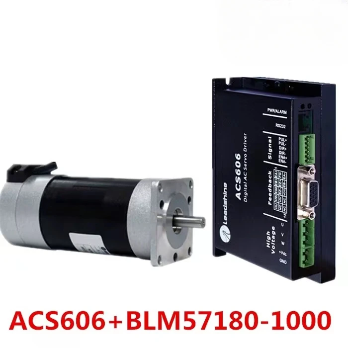 

Original genuine 180w brushless servo motor set ACS606+BLM57180, torque 0.57N