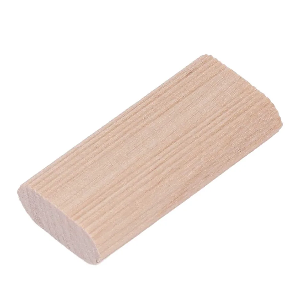 50pcs 6x20x40MM Wood Dowel Stopper Beech Wood Beech Insertion Dowel Block Woodworking Furniture Splicing Furniture Making