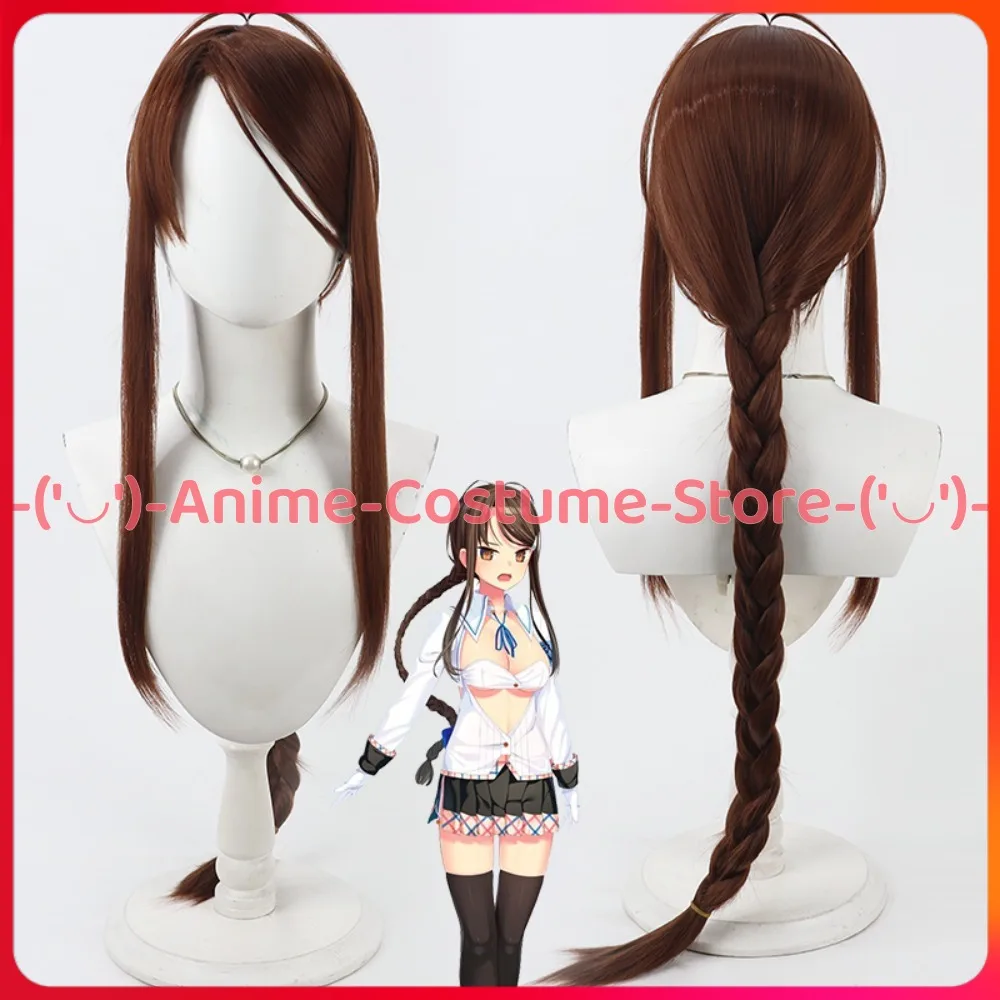 NUKITASHI 2 Kuga Rei شعر مستعار تأثيري أنيمي لعبة شخصية هالوين كرنفال زي حفلة الباروكات مقاومة للحرارة الشعر الاصطناعية