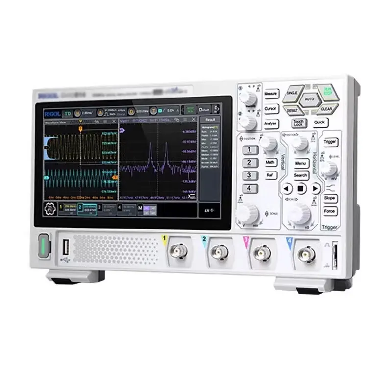 DHO804 70MHz 4-Channel 12Bit Portable High Resolution Digital Oscilloscope W/ 7-inch Touch Screen With 4PCS 150MHz Probes