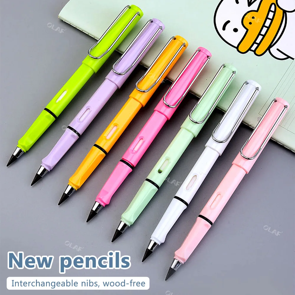 Elough New Technology Unlimited Writing Pencil No Ink Novelty Pen Art Sketch Painting Tools Kid Gift School Stationery Supplies