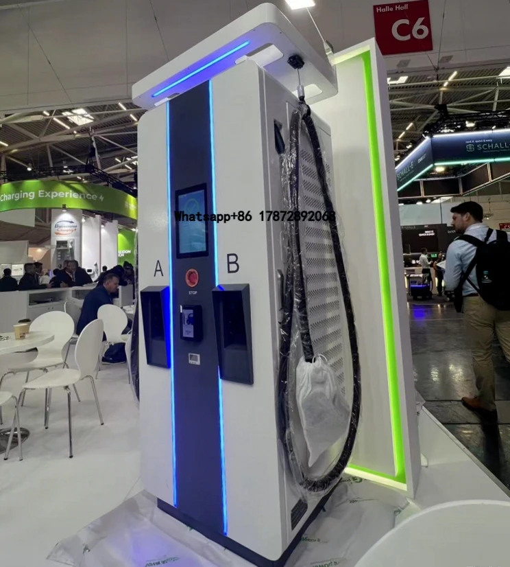 Factory New High-Speed 360KW OCPP Fast DC Pile Electric Car Charger Floor-Mounted Ev Charging Station