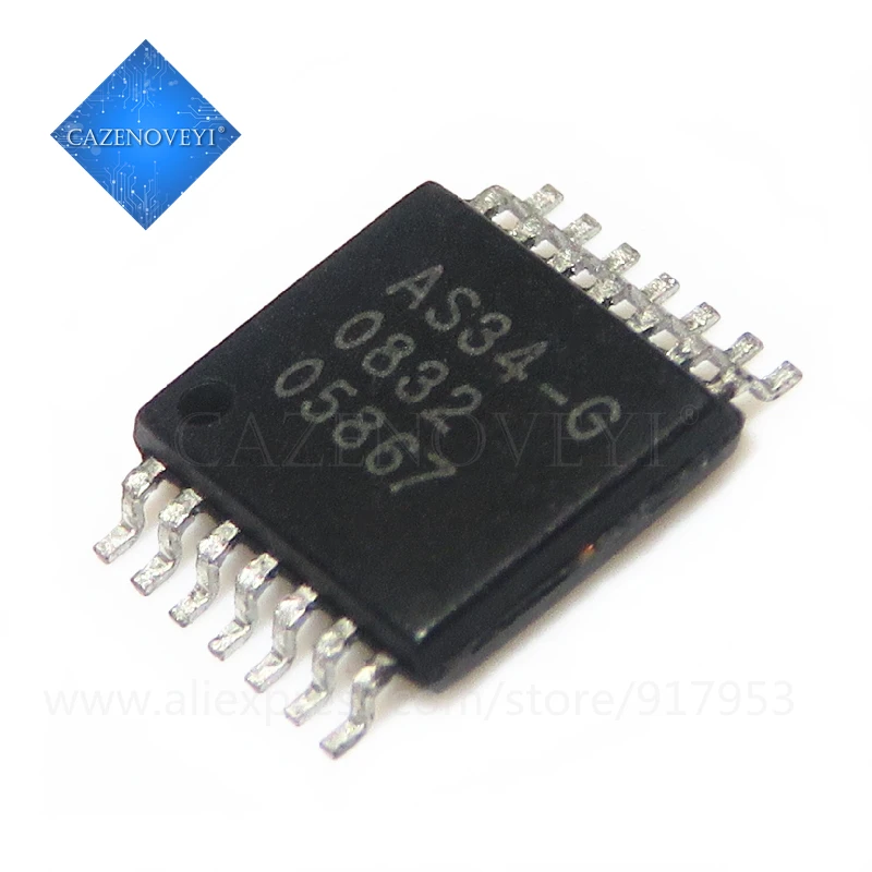 5pcs/lot AS34-G AS34G AS34 TSSOP-14 In Stock