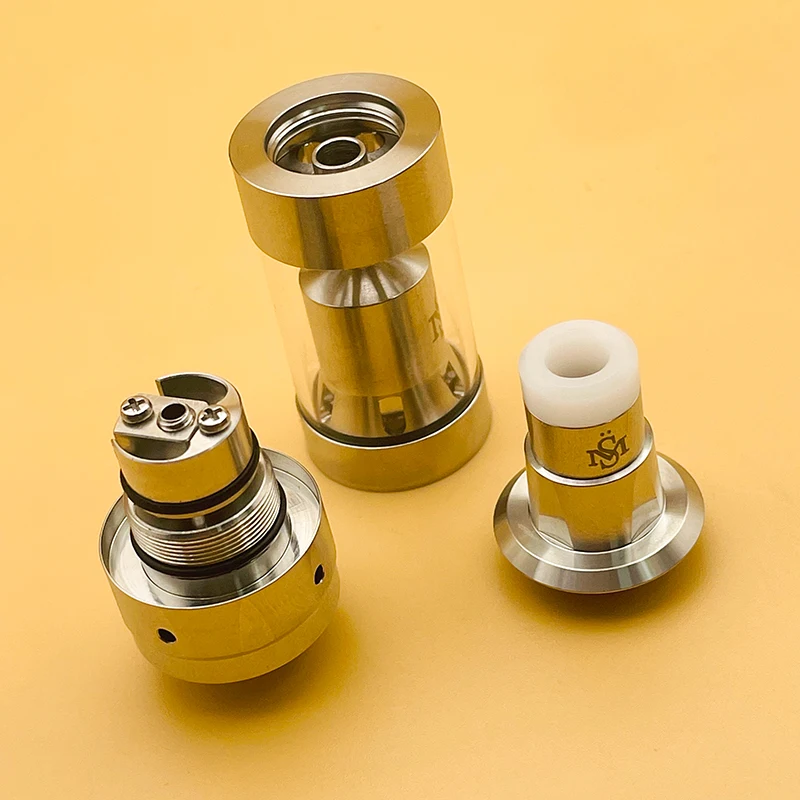 DSX Kayfun mini v3 RTA Tank Zerstäuber 316SS 19 mm 2 ml Top Filling Rebuildable Vape Tank für 510 Thread Vapes Box Mod
