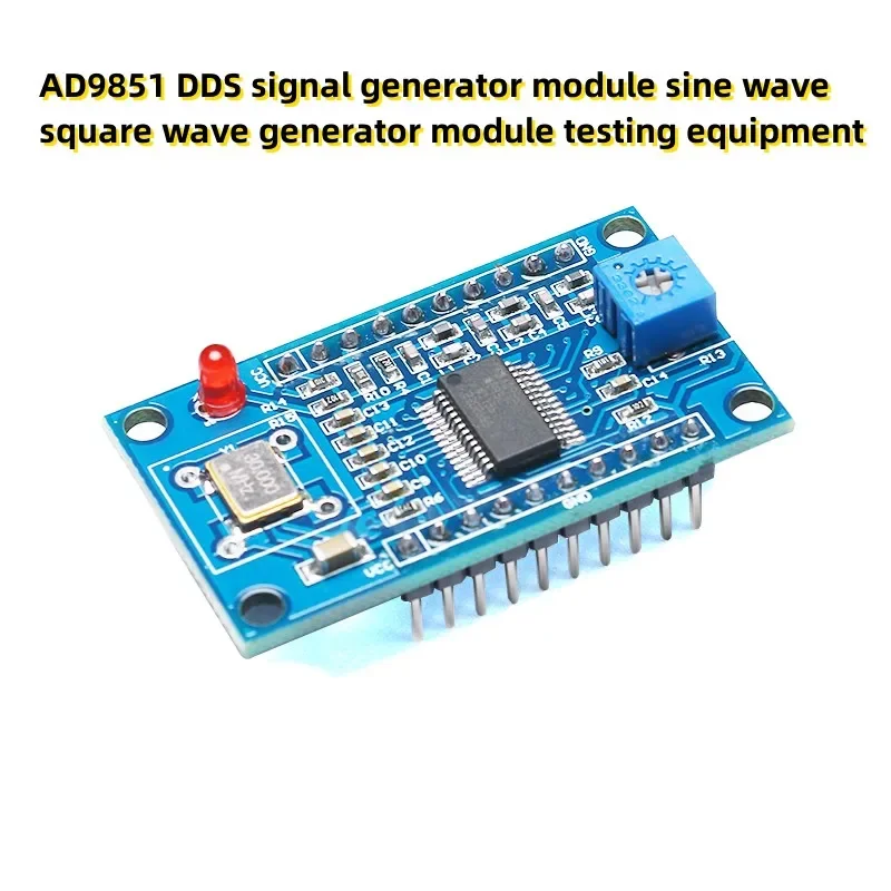 AD9851 DDS signal generator module sine wave square wave generator module testing equipment