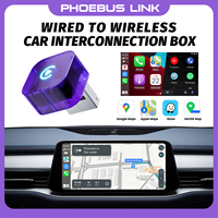 2 IN 1 wireless carplay adapter Dual System Android Auto AI-Optimized Wired2Wireless USB-C Plug&Play Auto-Connect High-Speed