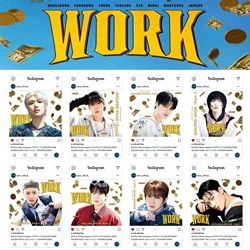 Álbum de cartas pequeñas de KPOP ATEEZ, HOUR dorado, Merch LOMO, Photocard, Hongjoong, Seonghwa, Yunho, Yeosang, San Mingi, Wooyoung, 8 unidades por juego