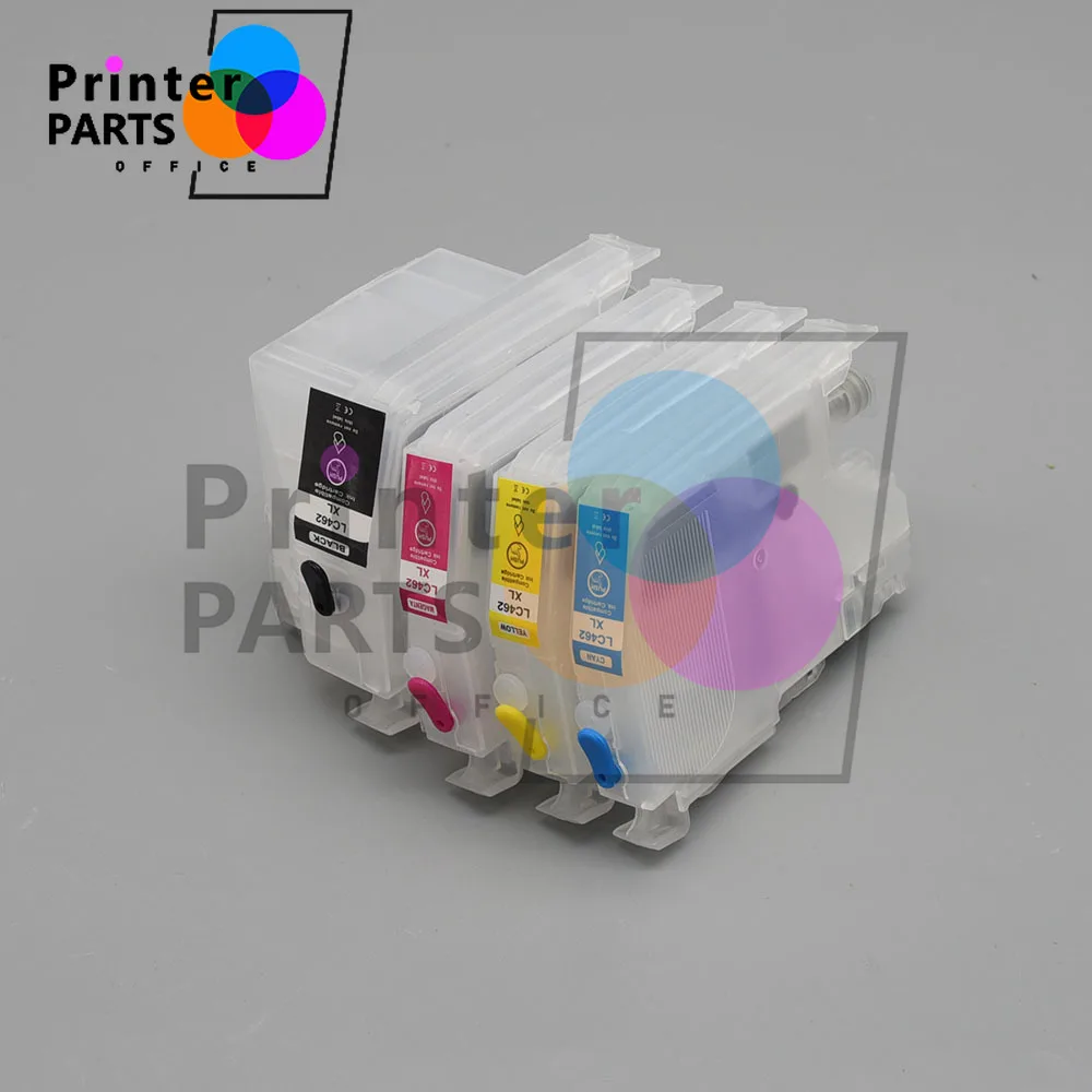 LC462 LC462XL Empty Refillable Ink Cartridge compatible for Brother MFC-J2340DW J2740DW J3540DW J3940DW Printers