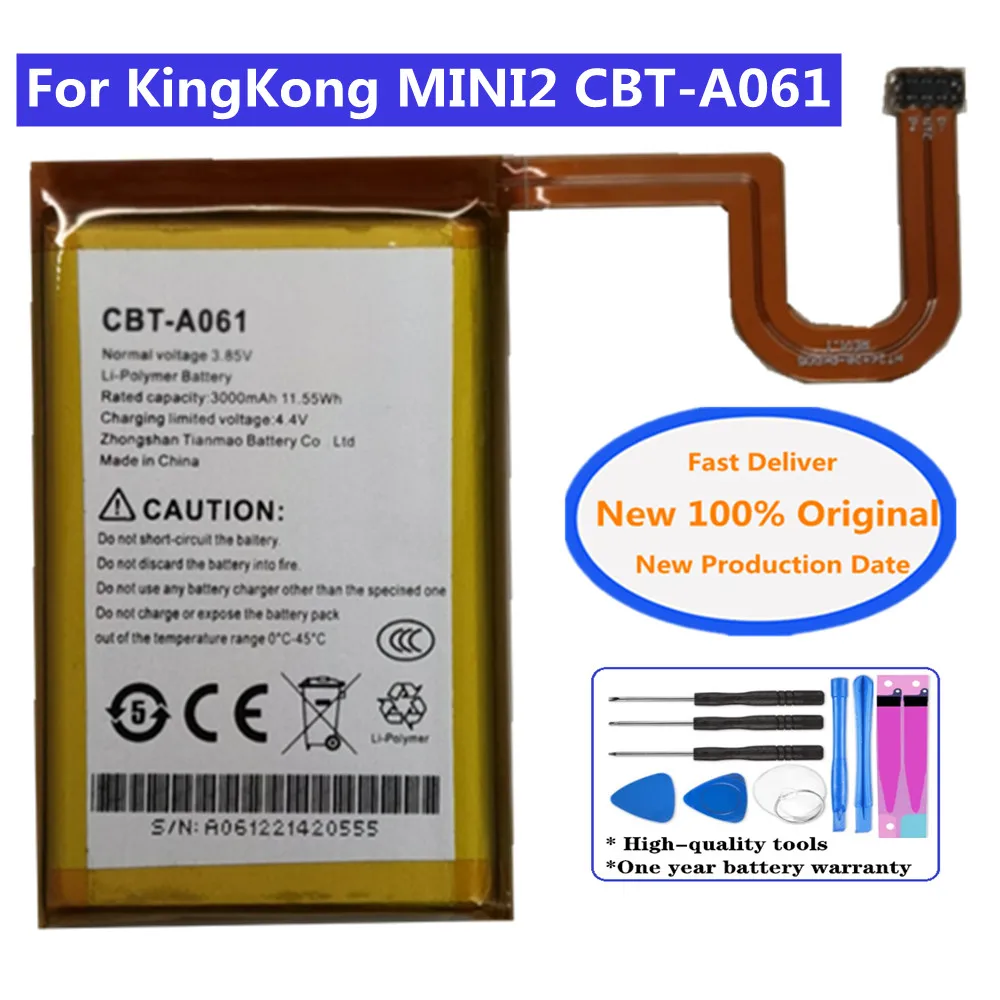 

3000mAh Phone Replacement Battery CBT-A061 For Cubot KingKong MINI 2 Pro