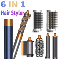 6 in 1 Blow Dryer Brush Negative Ion Hair Styler Set Hot Air Styler for Auto Curling Hair Styling Tools Best Gift for Women
