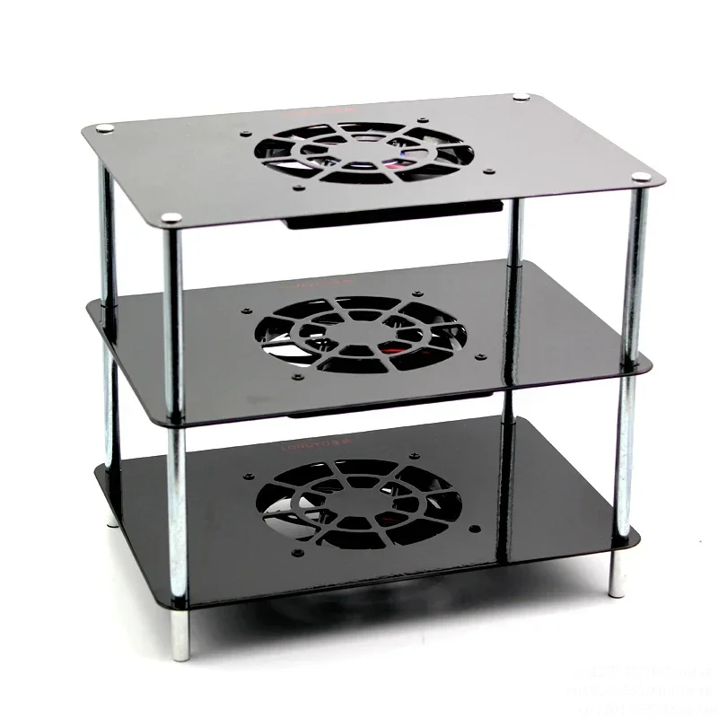 14CM fan metal aluminum plate router cooling bracket