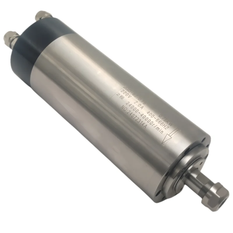 Carving Machine Spindle Motor Diameter 62-1.5KW-2400rpm Spindle Motor Bearings  Spindle Cnc Motor