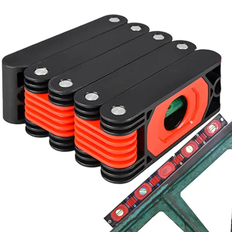 

Foldable Level Measuring Tool Folding Measure Level Portable Leveling In Any Position With 3 Easy-Read Level Bubbles 45/90/180