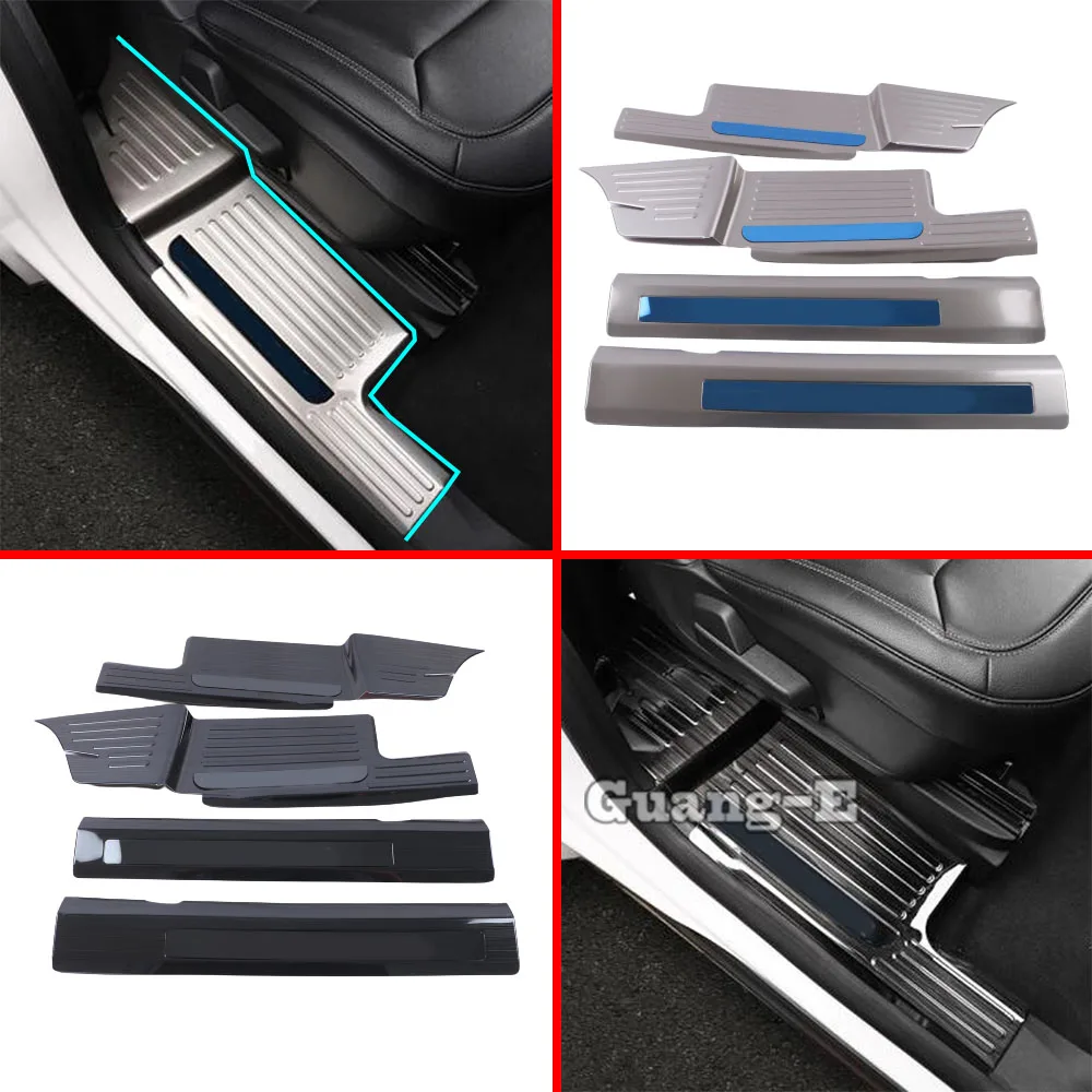 

Стайлинг, накладка на порог педали из нержавеющей стали, внутренний порог, 4 шт. для Ford Explorer U625 2019 2020 2021 2022 2023