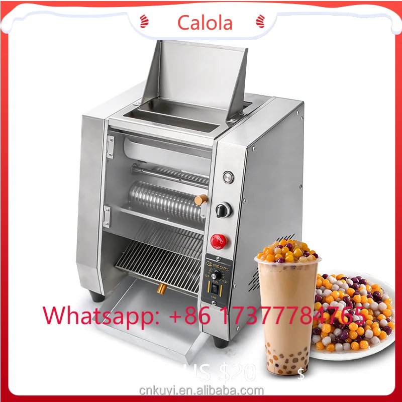 Sunrry Electric Adjustable Thermostat Tapioca Pearl Maker Stainless Steel High Productivity for Bubble Tea