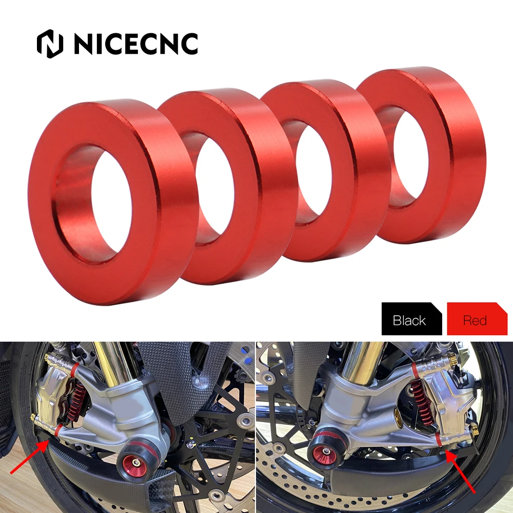 

Motorcycle Front Brake Caliper Spacers Kit for Aprilia RSV4 RR Racing Factory 2017-2018 Tuono V4 1100 RR Factory 2017 2018 2019