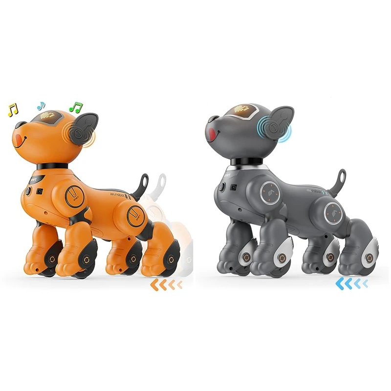 

Robot Dog Toy For Kids, Voice & 2.4Ghz Remote Control Robot Pet With Interactive Touch Sensors, Robotic Puppy