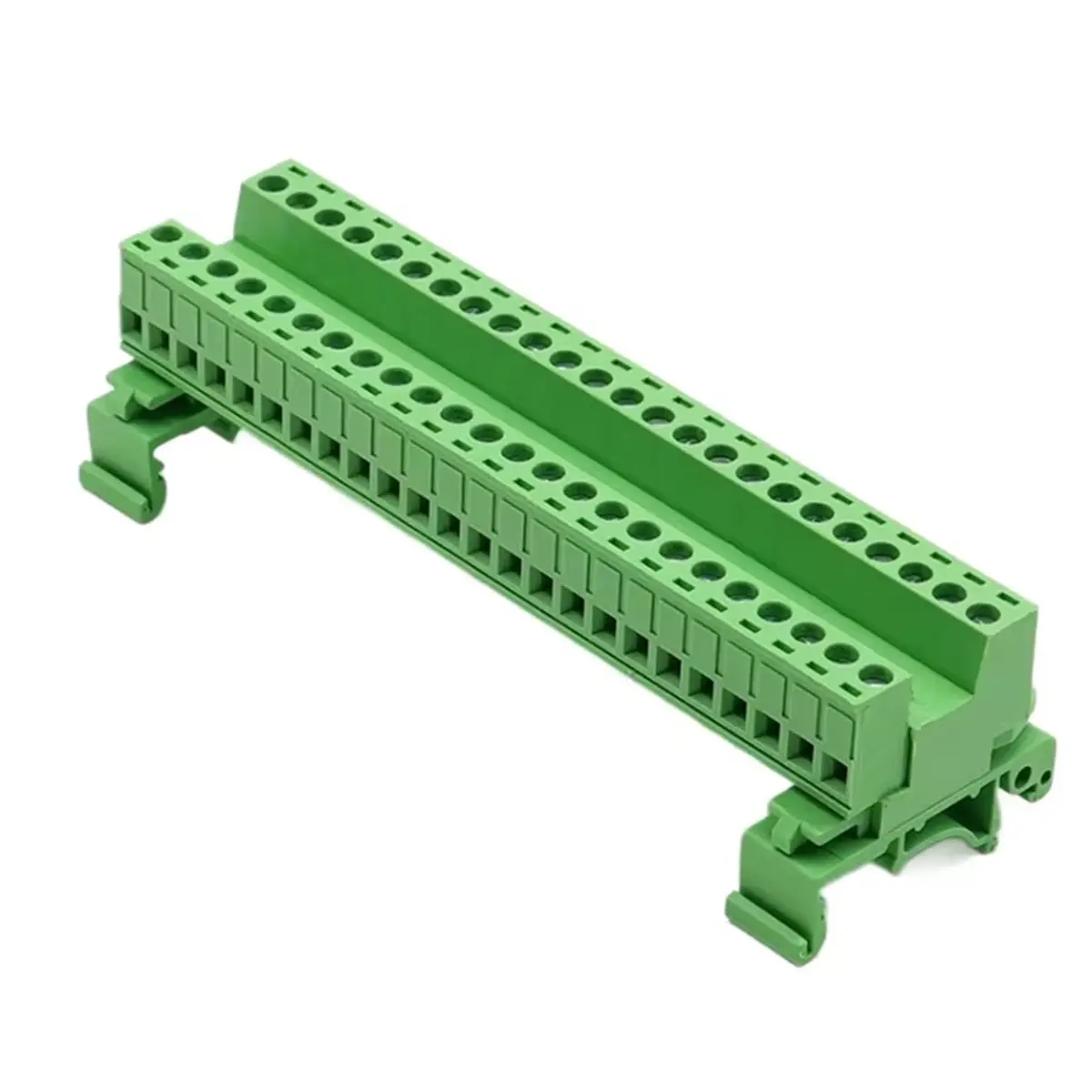A003 24P Complete DIN Rail Terminal Set/DIN Rail Terminal Block 2EDG--5.08mm Solderless Plug-in Type
