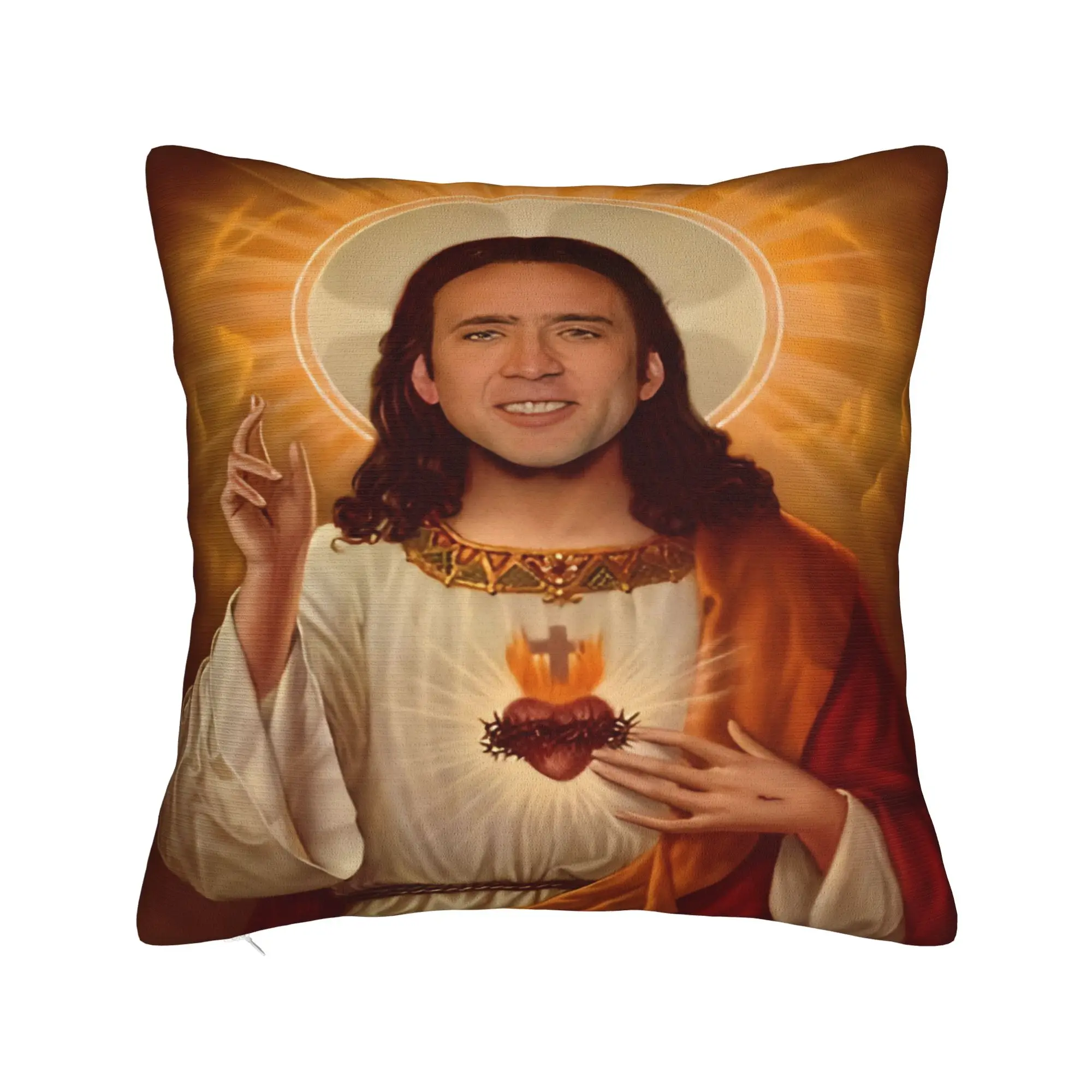 Car Decorations Nicolas Cage Pillowcase Merch  Pillow Covers Zipper Multi Size